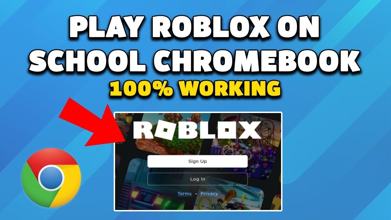 I found out how to play Roblox on an actual school Chromebook (it