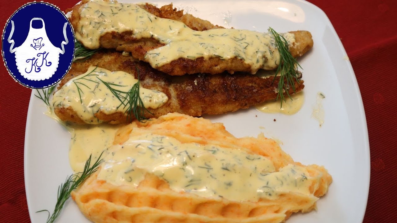 Seelachsfilet mit Riesling-Weinsoße - YouTube