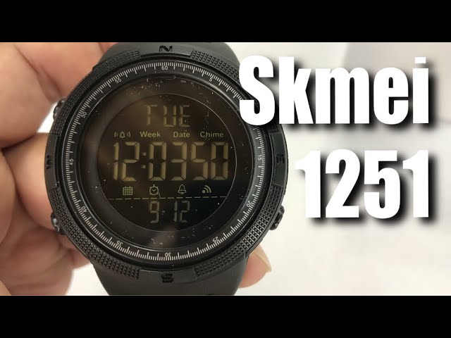 skmei watch change to 24 hours