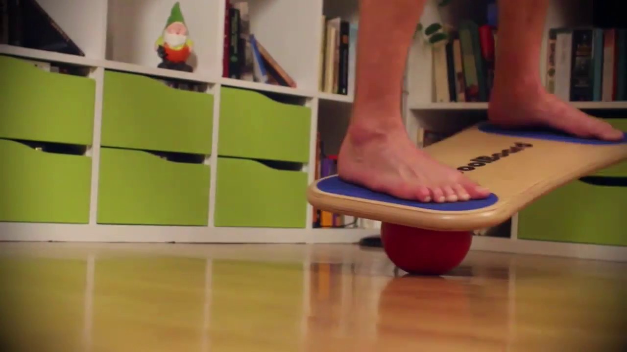 Physio Balance Board - CoolBoard 2in1 - dynamic Ball & easy start Disc