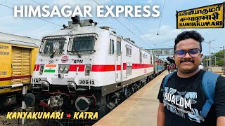 Himsagar Express  Kanniyakumari to Kashmir Full Journey Vlog | Part 1 Kanniyakumari to Tirupati