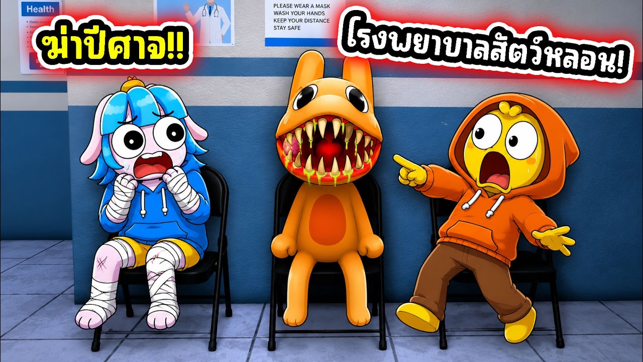 วิธีฆ่าพวกตัวประหลาดในโรงพยาบาลสัตว์แปลก! l Roblox Animal Hospital (Anomaly)