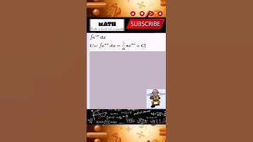 Integration of Exponential Function_integrate e ^ (4x) dx #integral #math #integration #mathematics
