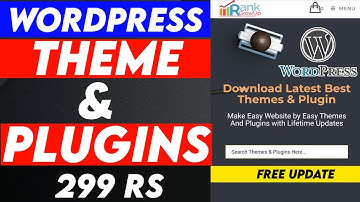 GPL Wordpress Themes And Plugins Only @ Rs.299/- [HINDI] 2021 | TECH TYPE YT