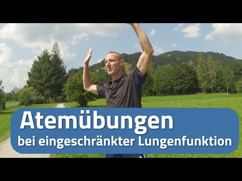 Atemübungen bei eingeschränkter Lungenfunktion