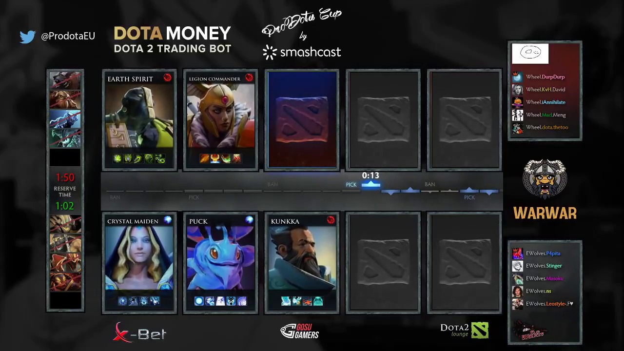 Elite Wolves vs Wheel Wreck While Whistling (ProDota Cup AM Season 9) - Game 1