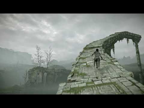 ✪ Shadow of the Colossus - How to jump the ramp (3rd Colossus)