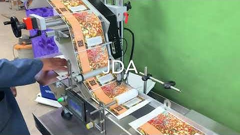 Coffee Bag Label Machine , Standup Pouch Labeling Machine USa Canada - JDA