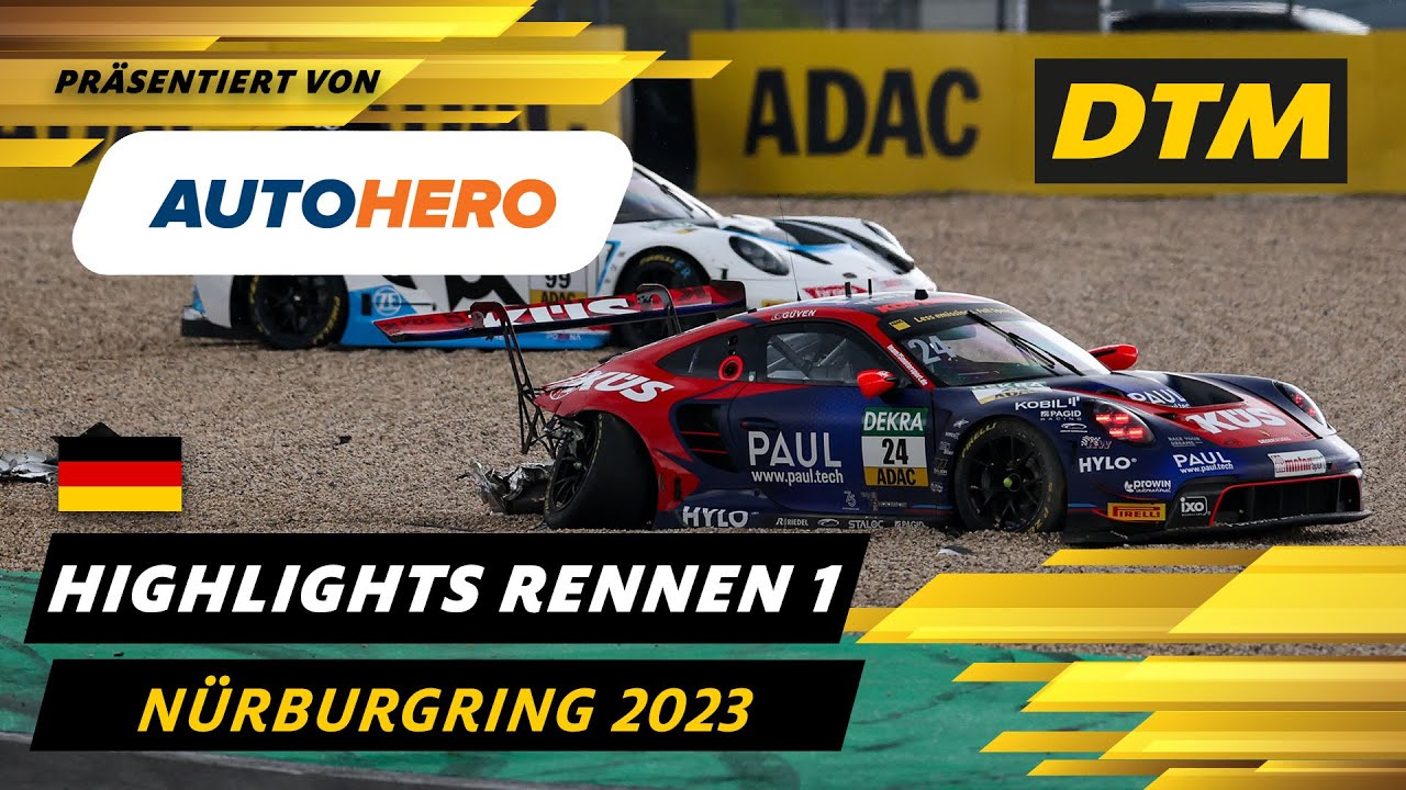 Chaos auf dem Nürburgring! | DTM Highlights präsentiert von Autohero | DTM 2023