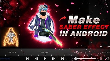 How To Make Perfect Saber Effect On Android || make Saber Effect node video app !!