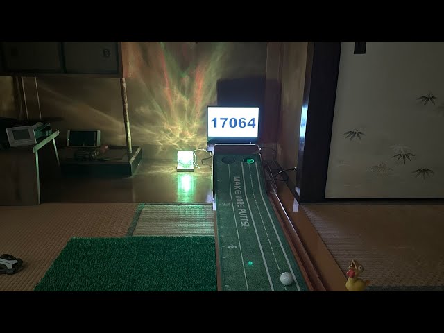 ASMR【18日目】100日後にパターで100000球達成する男【18वां दिन】 100 दिनों में 1 लाख पटर शॉट मारने वाला शख्स