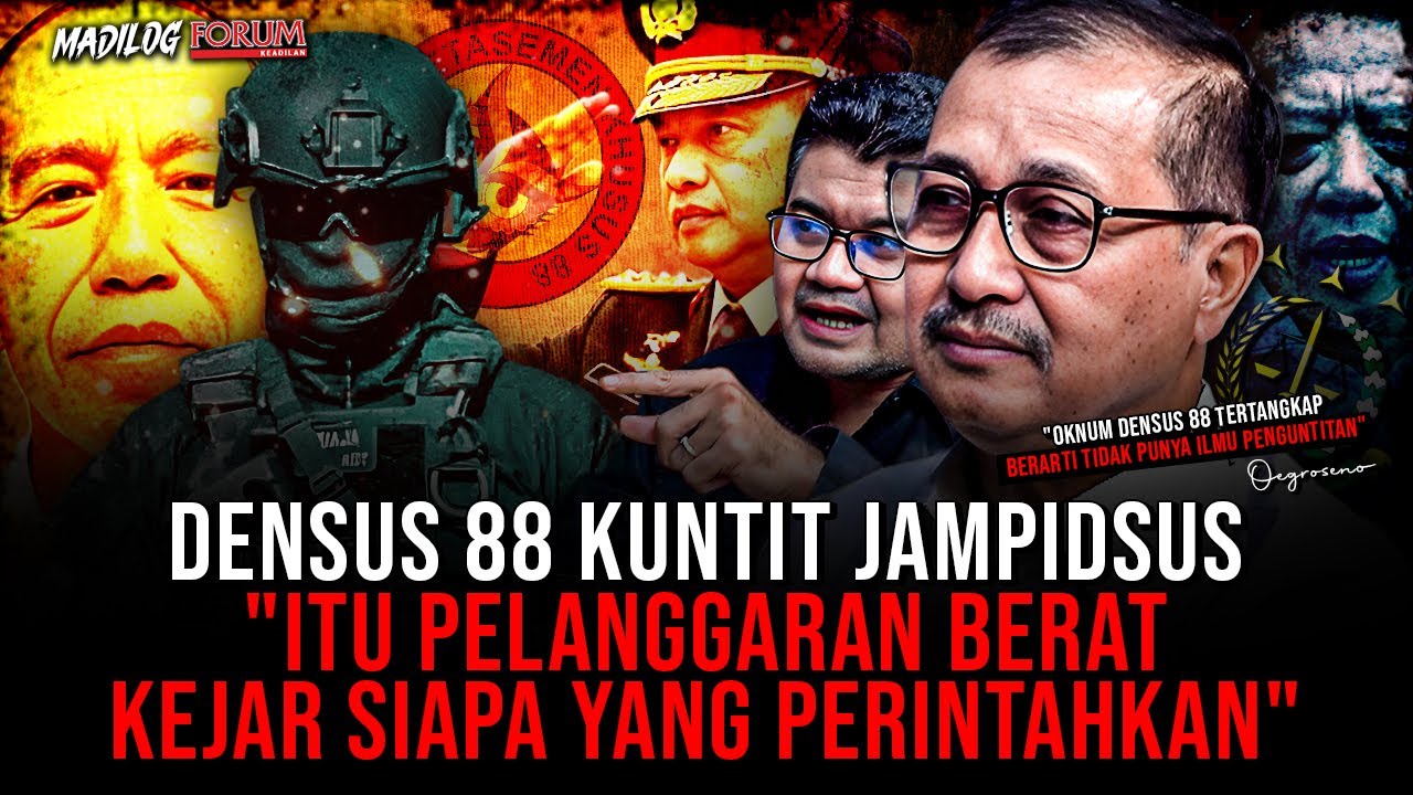 WAKAPOLRI KOMJEN OEGROSENO: KAMI SAKIT HATI POLRI RUSAK SEJAK JOKOWI ANGKAT TITO KARNAVIAN