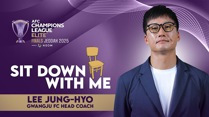🗣️ Sit Down With Lee Jung-hyo – Gwangju FC | AFC Champions League Elite™ 2024/25