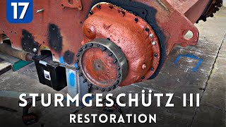 workshop wednesday:  bending wwii german stug armour plate and fitting restored final drives