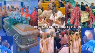 TOP Billionaires & Celebrities WATCH Wizkid CRY,MOURN,DANCE At His Late Mother's BURIAL RECEPTION