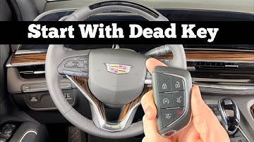 2021 - 2024 Cadillac Escalade NO KEY FOUND - How To Start Escalade With Dead Remote Key Fob Battery