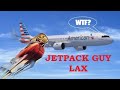 Jetpack Guy KLAX on Sunday 30 August