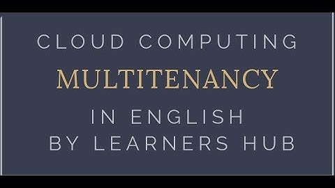 Cloud Computing || session-6|| Multitenancy || || Tutorial In English