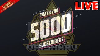 Thank You For 5K Subs🎉🙏. Live Clash Of Clans Attack