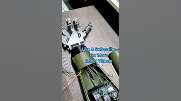 Robot Hand 2 Finger Test 3D Printed Robotics Arduino Inmoov