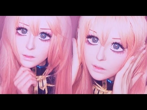 Luka Megurine (巡音ルカ) make-up transformation by Anastasiya Shpagina