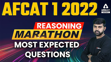 AFCAT 1 2022 | Reasoning MARATHON  | Most Expected Questions