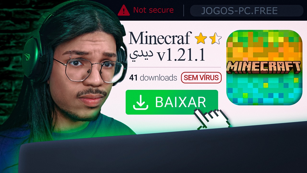 Cliquei em Anúncios Falsos de Jogos até Pegar Vírus