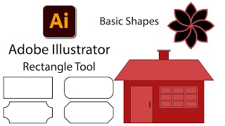Famous Use of Rectangle Tool for Begginers | Basic Shapes | Adobe Illustrator Wealth