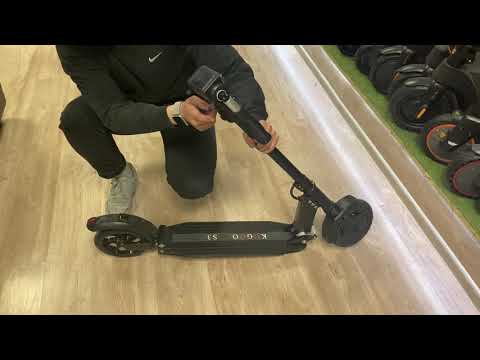 Как сложить электросамокат Kugoo S3?