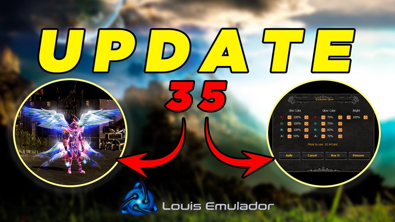 Atualização Update 34 para 35 LouisEmulator