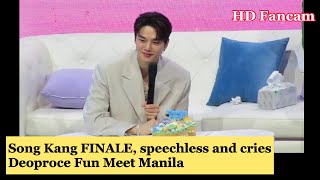 Song Kang CRIES in Manila Fan Meeting FINALE part 7/7 full HD