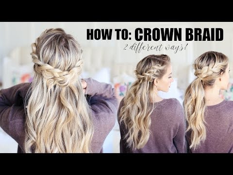 Video: Cara Melakukan Twisted Crown Hairstyle (dengan Gambar)
