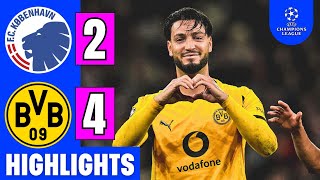Copenhagen Vs Borussia Dortmund 2-4 Highlights Nmecha Uefa Champions League 202526