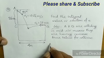 KINEMATICS | JEE Mains & Advanced/NEET | Integer type problems solving by S.D.Sir @ IIT Zone Kol