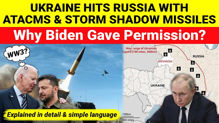 Ukraine fired ATACMS & Storm Shadow missiles into Russia | Why Biden gave permission to Zelensky
