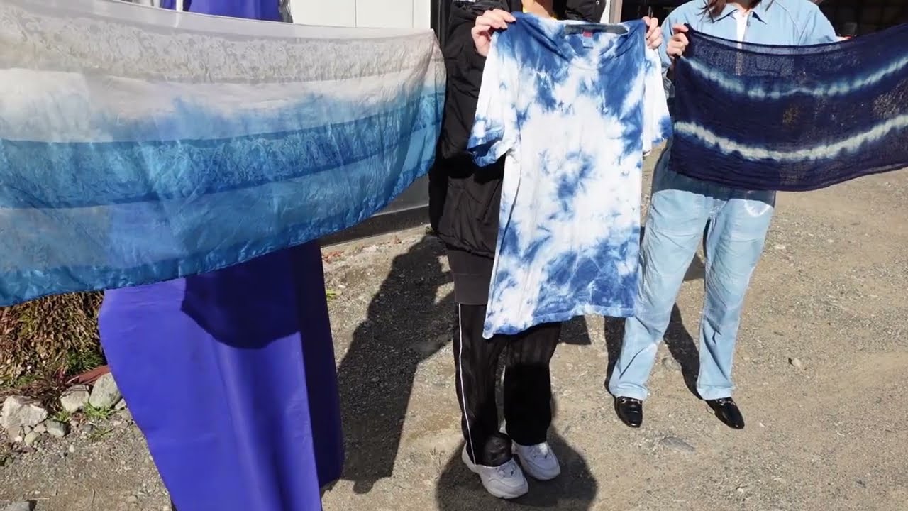 藍染　105cm✖️170cm 麻布 モシ布 アフリカ無地藍染め布 細幅 ストール｜マライカ公式通販