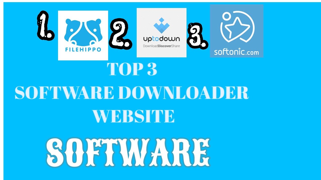 Top 3 software downloader websites for pc and laptop - YouTube