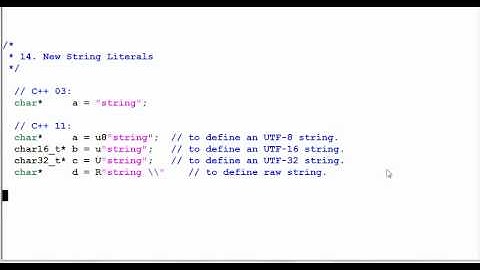 Learn C++ 11 in 20 Minutes - Part II