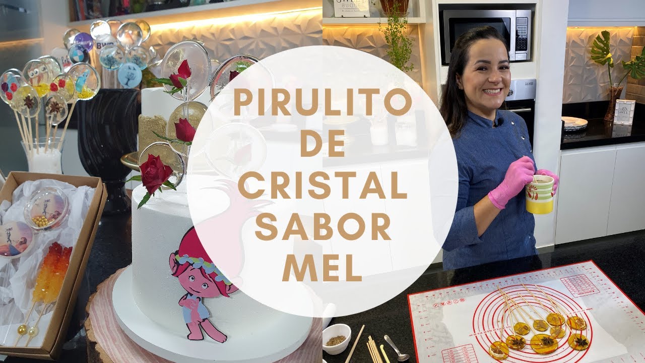 Pirulito de cristal sabor mel - Passo a Passo