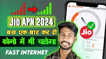 jio apn setting full speed 100mbps | jio apn settings 2024 | jio slow internet problem solution 2024