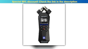 Zoom H1essential Handy Recorder with 32Bit Float H1n Upgrade Version Accessibility XY Microphones