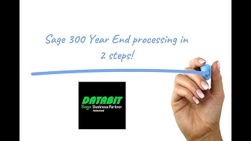 Sage 300 Year End Processing in 2 steps!
