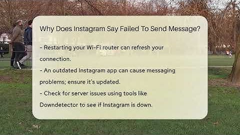 Why Does Instagram Say Failed To Send Message? - Everyday-Networking