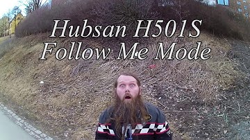 Hubsan H501S - Follow me