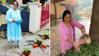 Actress Radha kerala house Atthukkal pongal celebration with daughters karthika dulasi