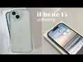  iphone 15 blue unboxing accessories  camera test 2024