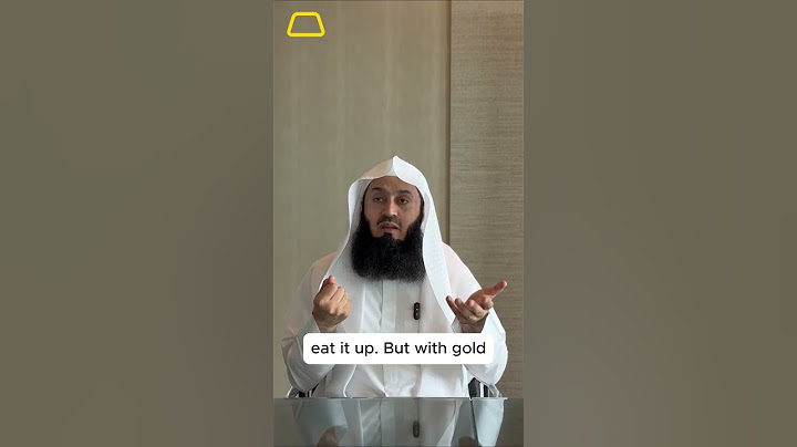 Why Mufti Menk chooses gold over cash?
