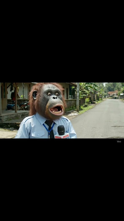 Benerin jalan pake jurus DoTon #shorts #funny #monkey #viral