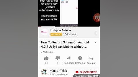 How To Record Screen On Android 4.2.2 JellyBean Moblie Without Root 2018