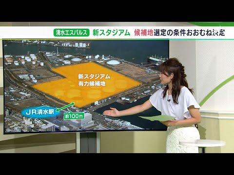 「J1・清水エスパルスの新スタジアムはどこに建設するの？」規模やアクセスを考慮し、候補地選定へ＝静岡・静岡市